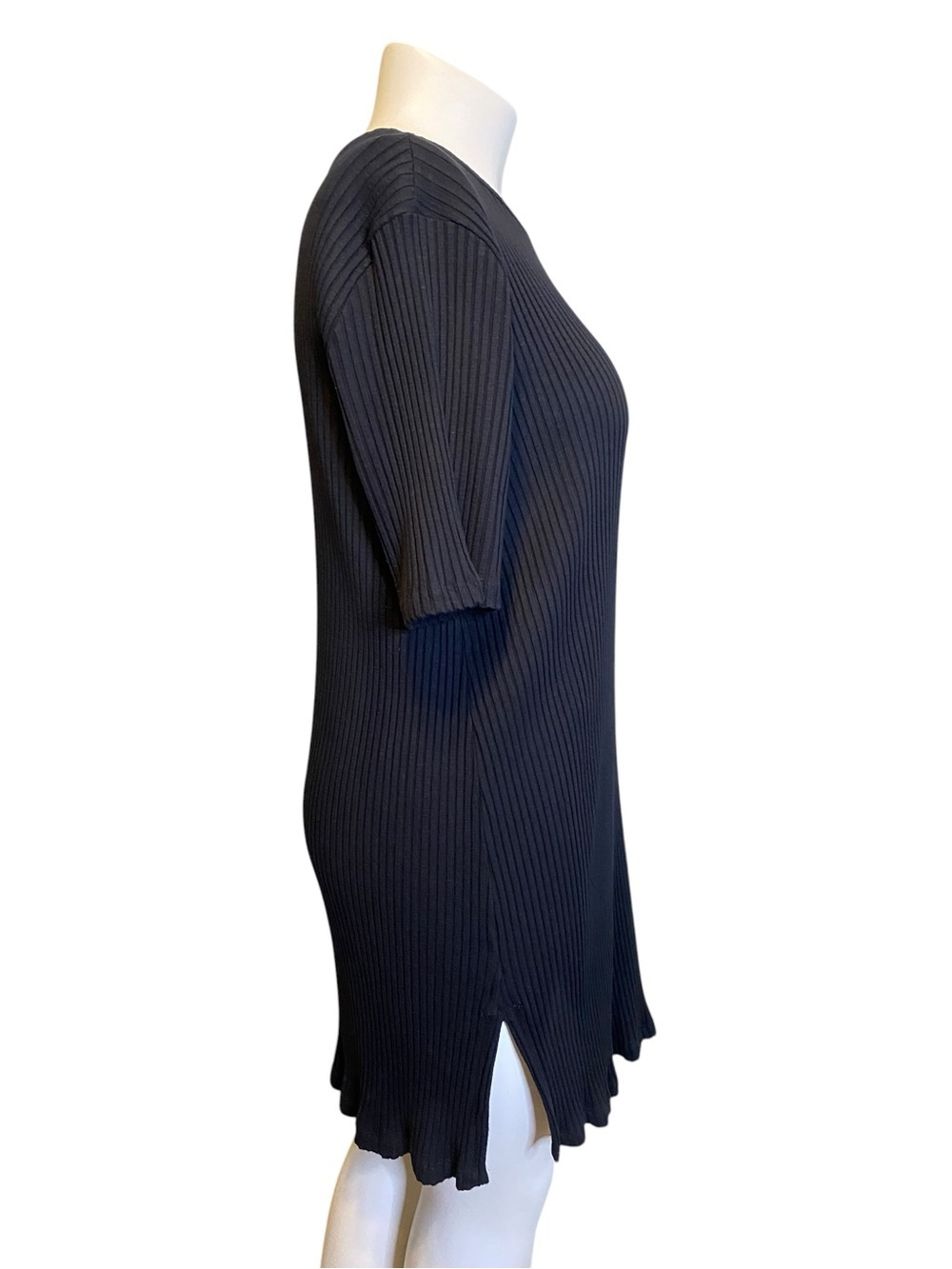 EILEEN FISHER Ribbed Black Ballet Neck Top
Knee Length Women’s Size L - Picture 5 of 13